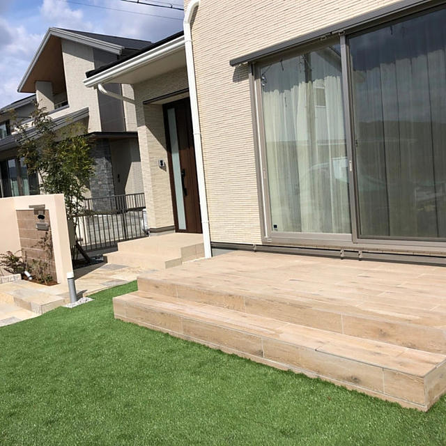 テラスタイル・人工芝・スタイルシェードの画像