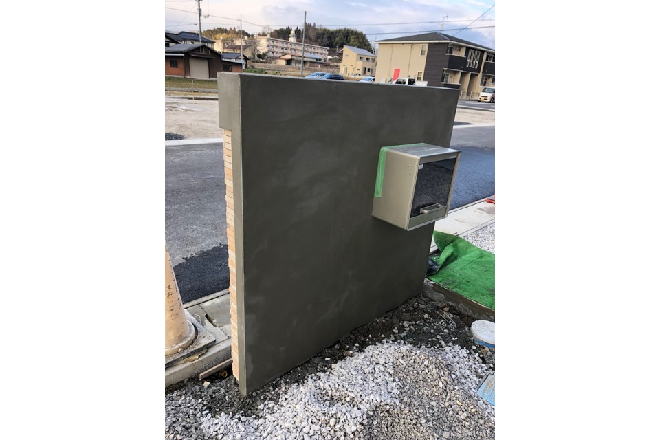 門柱（裏側）の画像