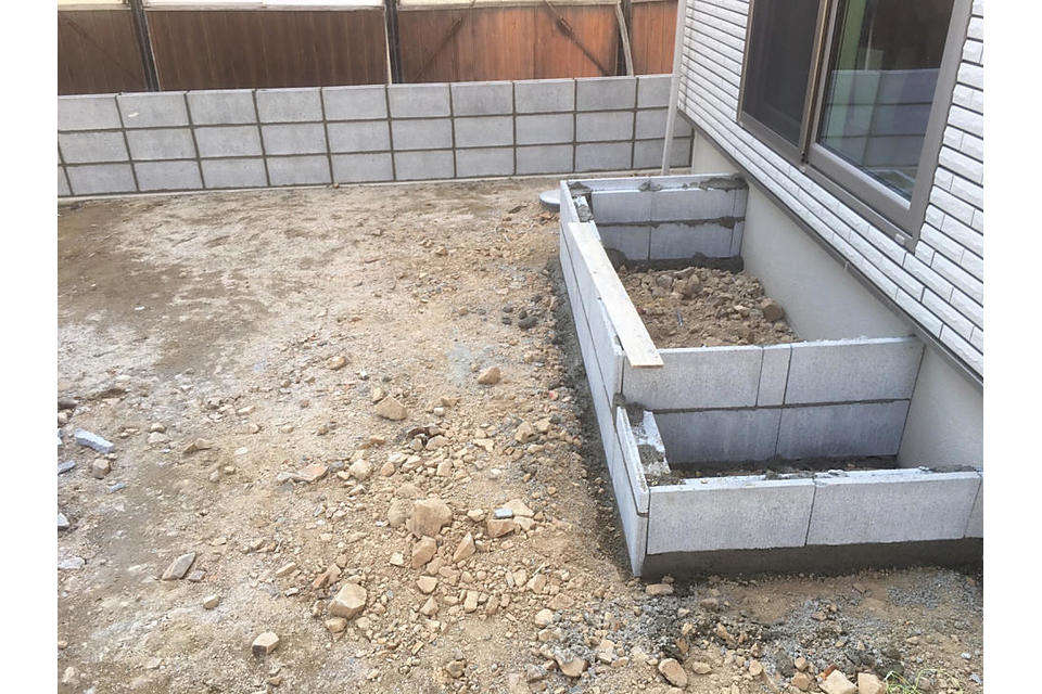 タイルデッキ作成中の画像