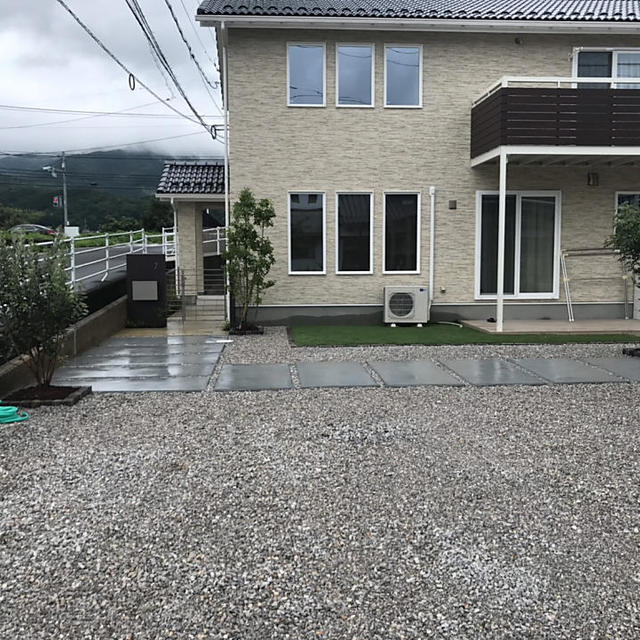 アプローチまわり完成③の画像