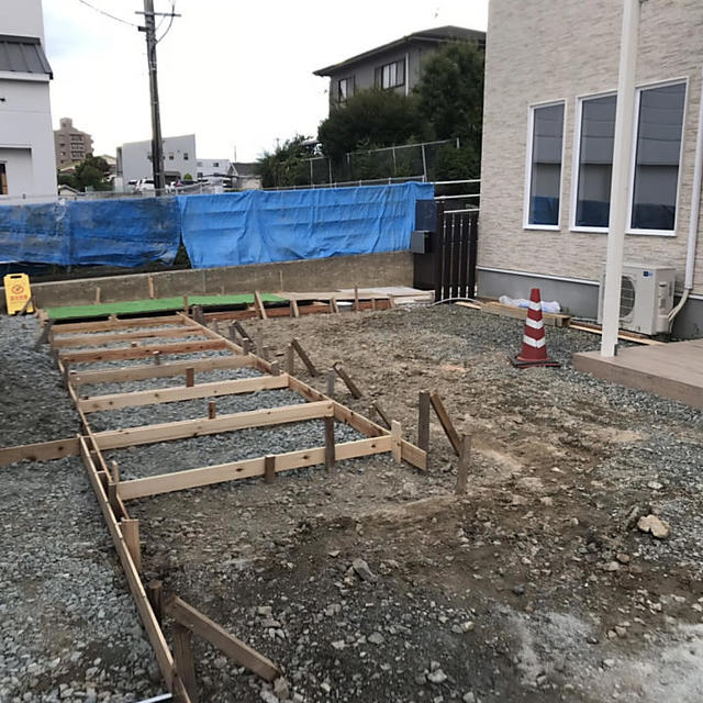 アプローチ工事中①の画像