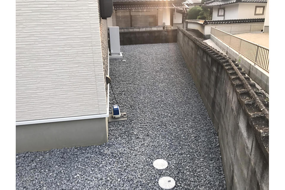 砂利敷き①の画像