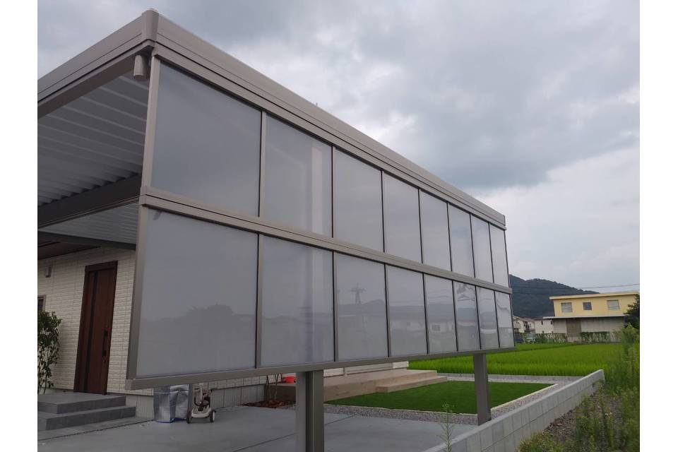 カーポートサイドパネル（外側より）の画像