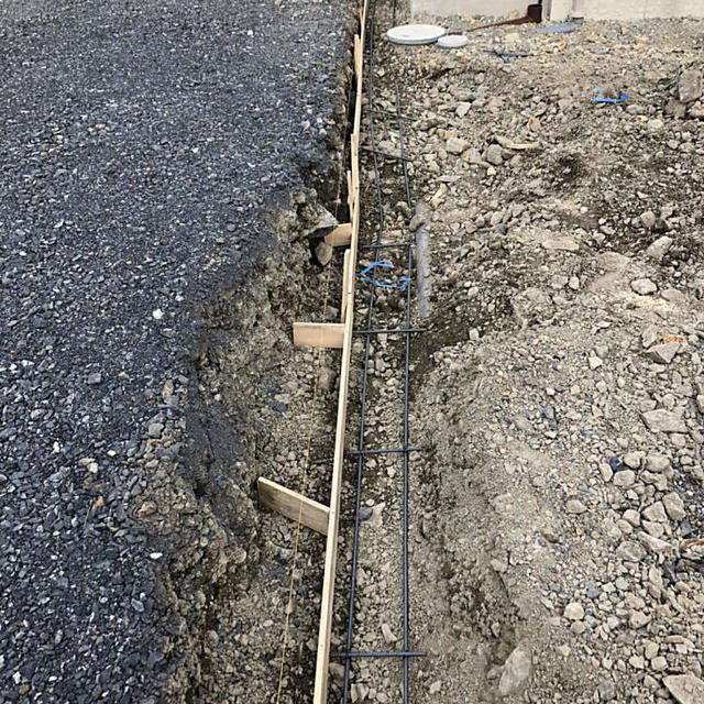 境界工事①の画像