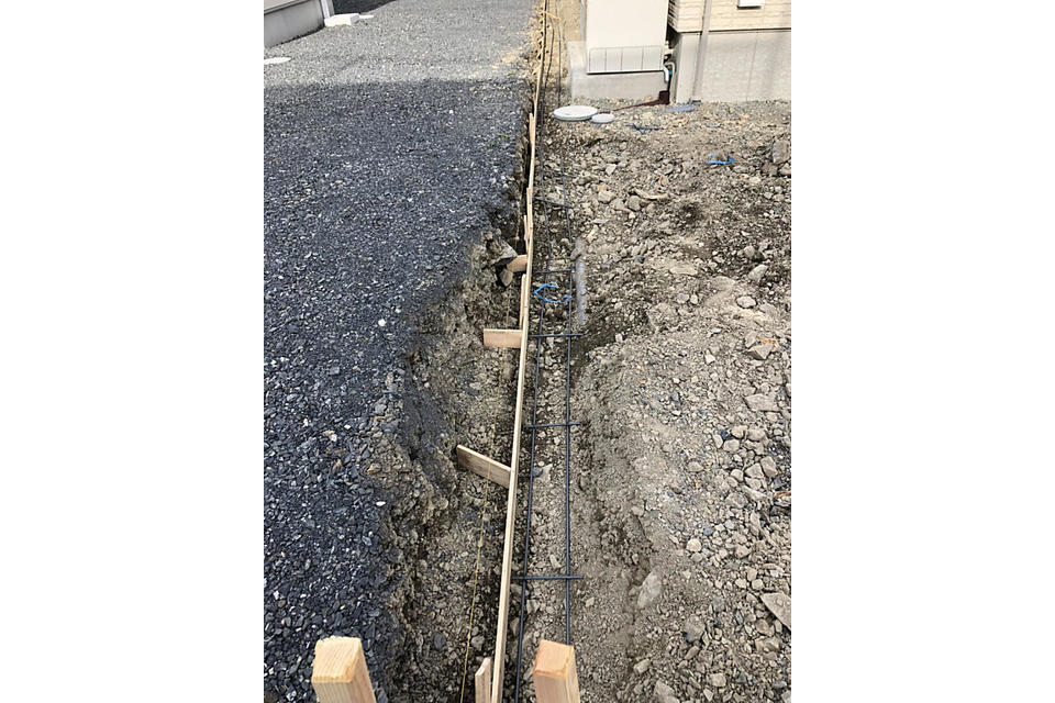 境界工事①の画像