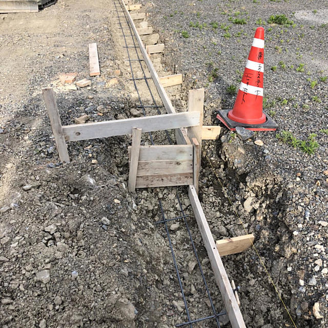 境界工事②の画像