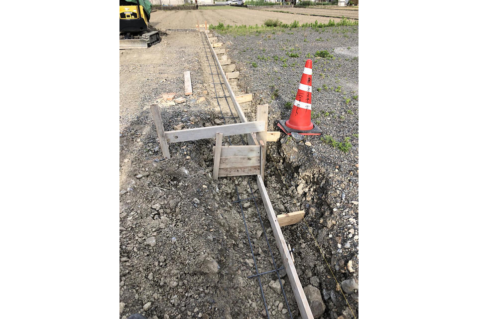 境界工事②の画像