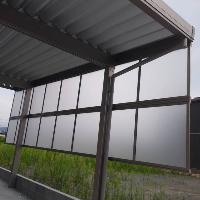 カーポートサイドパネル（内側より）の画像