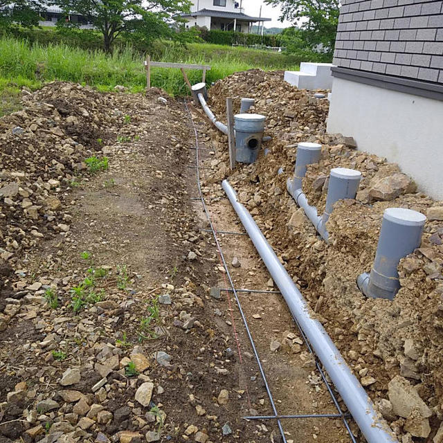 境界工事①の画像