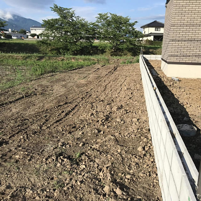 境界工事②の画像