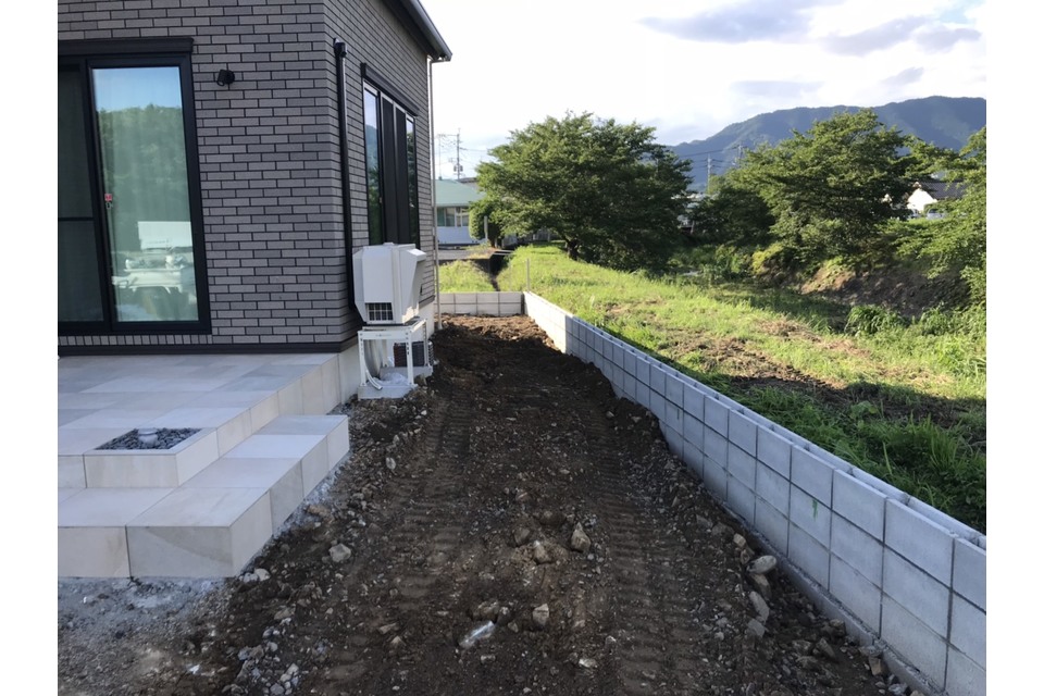 境界工事③の画像