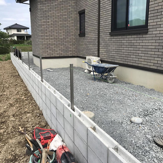 境界工事④の画像