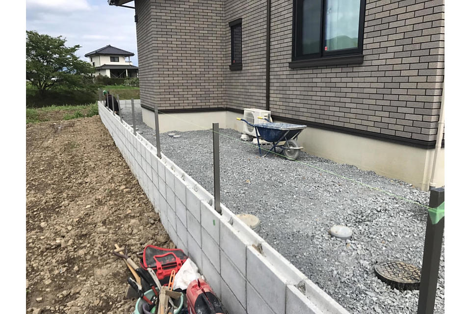 境界工事④の画像