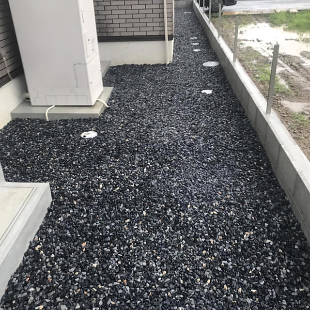 砂利敷きの画像