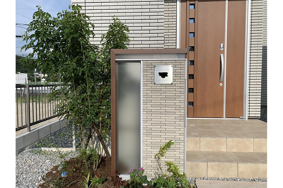 門柱＋植栽②の画像