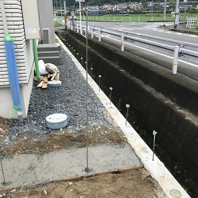 境界フェンス工事⑤の画像