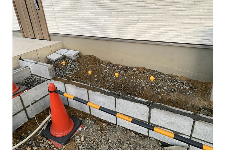スロープ施工中の画像