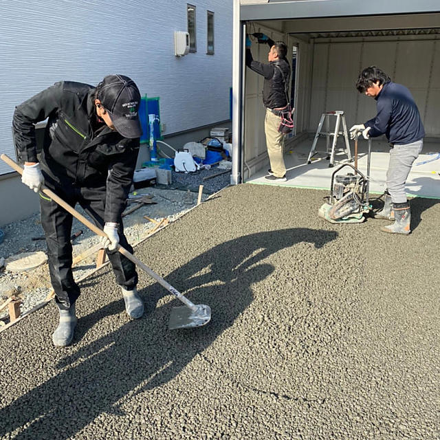 ドライテック施工中の画像