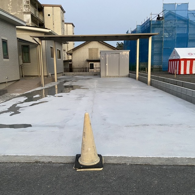 カーポート+土間コンクリートの画像