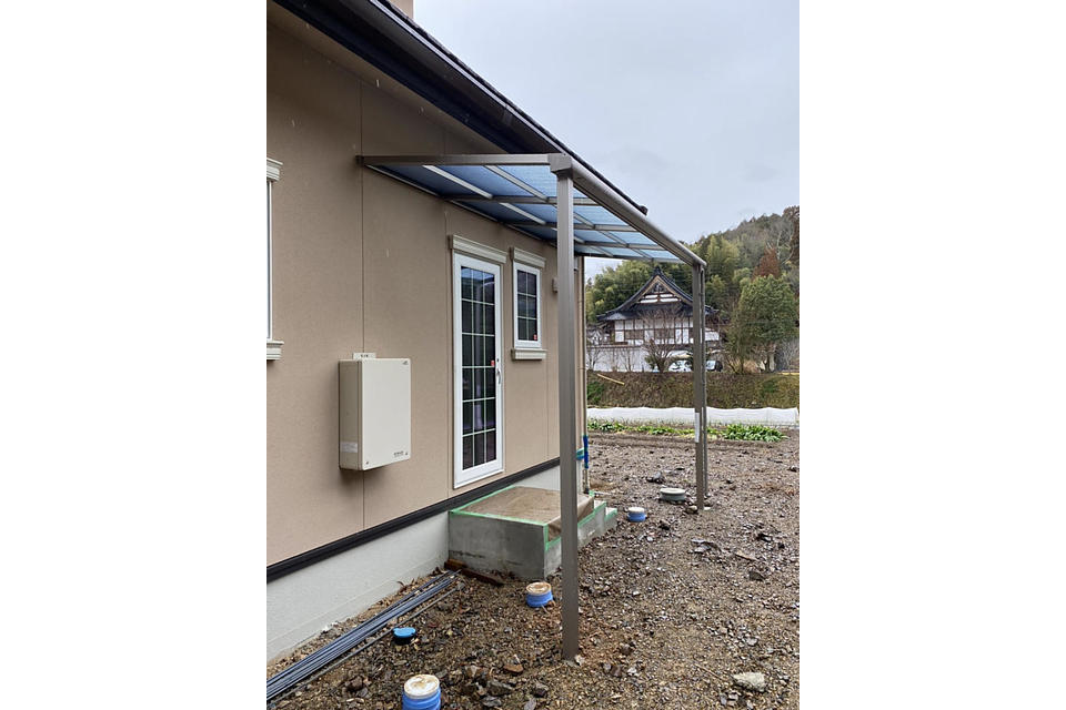テラス屋根（裏側）の画像