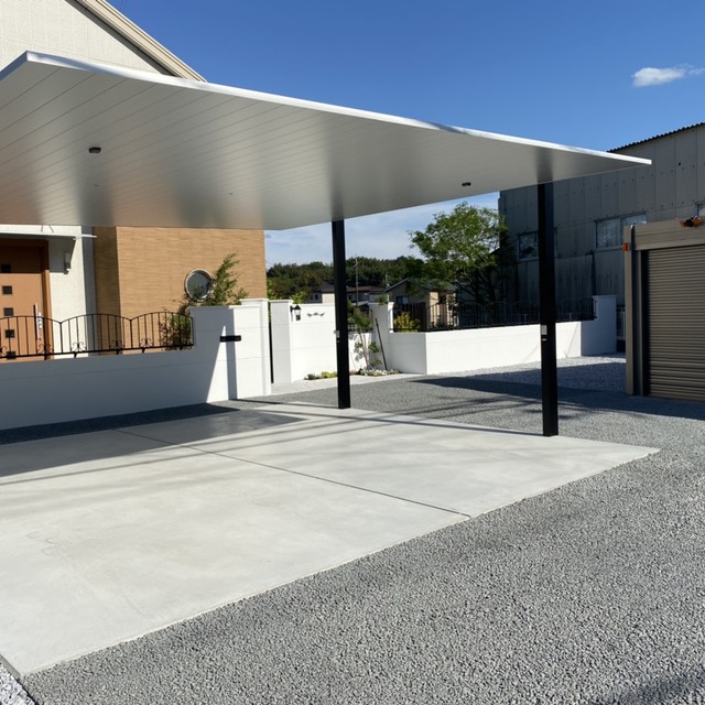 カーポート・透水性コンクリートの画像