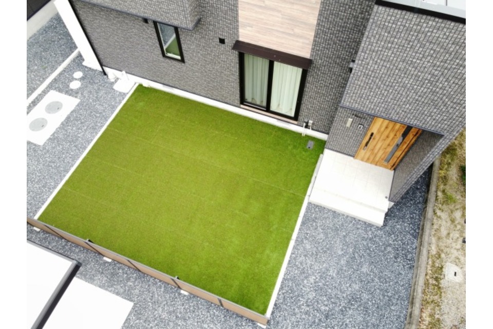 人工芝の画像