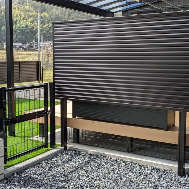 目隠しフェンスの画像