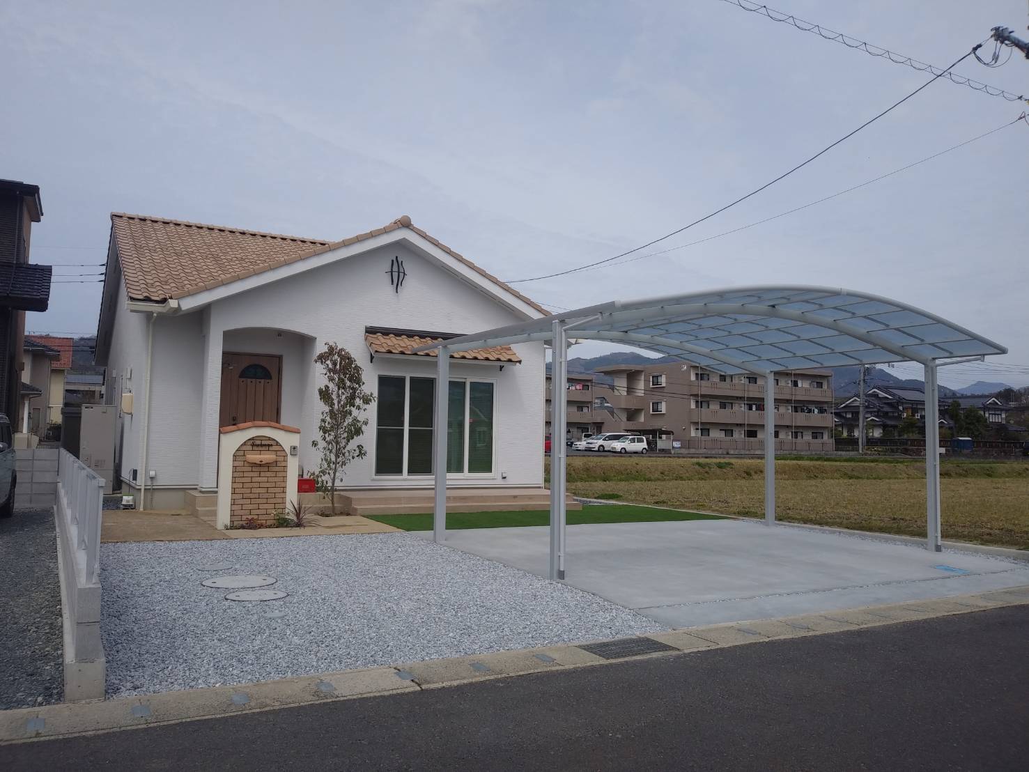 可愛い外構の画像