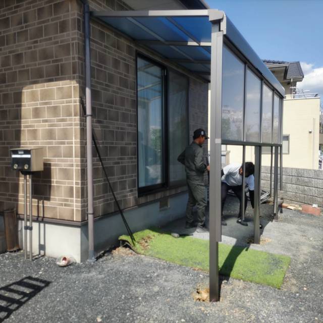 施工中の画像