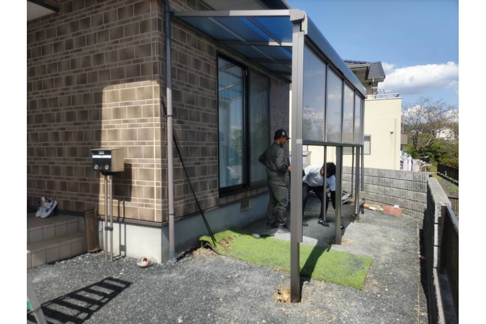 施工中の画像