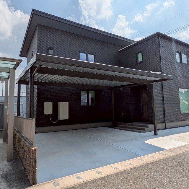 カーポート2台用・土間コンクリートの画像