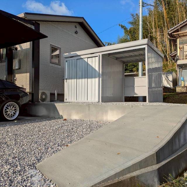 物置・駐輪場・土間コンクリートの画像