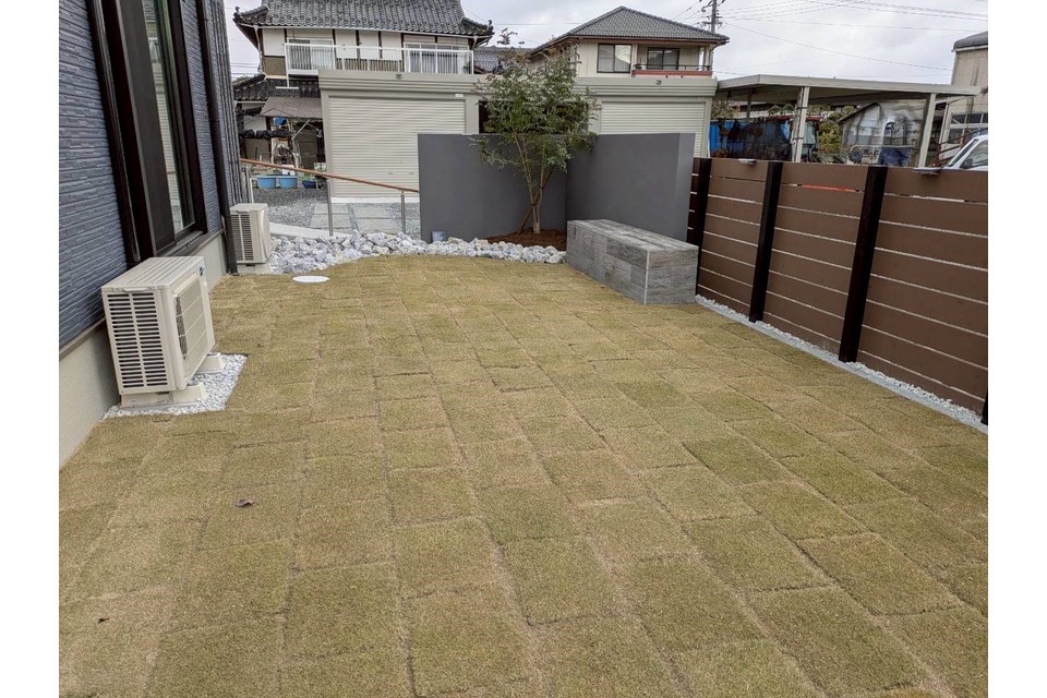 天然芝の画像