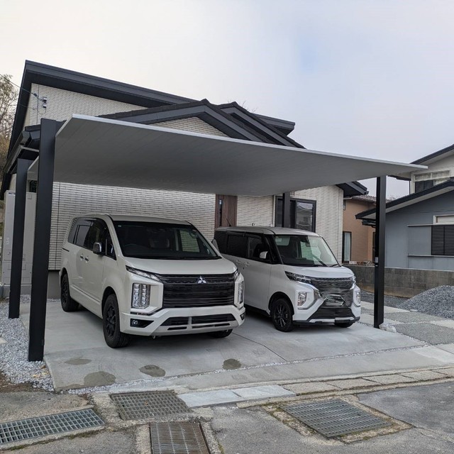 カーポートSC・土間コンクリート・駐車場の画像