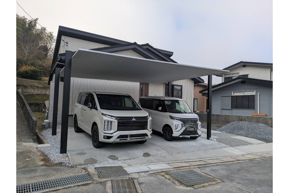 カーポートSC・土間コンクリート・駐車場の画像