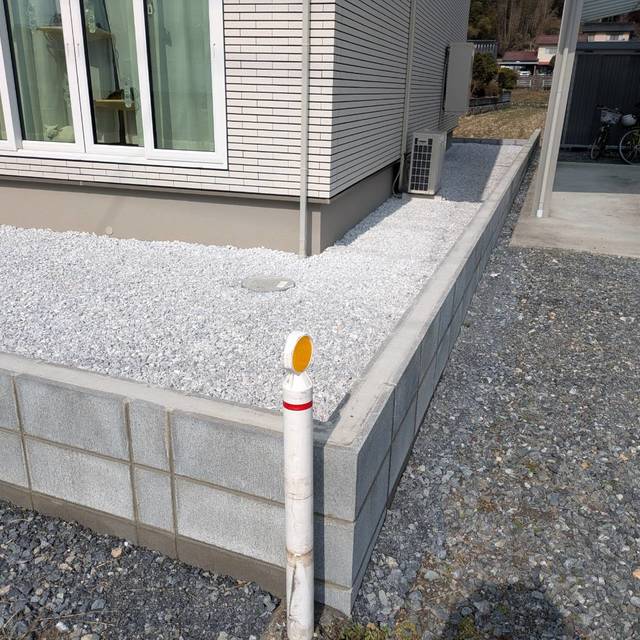 境界ブロック・CB積の画像