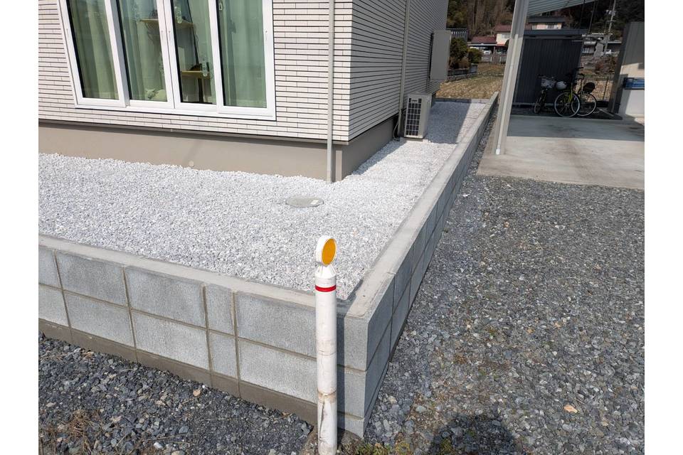 境界ブロック・CB積の画像